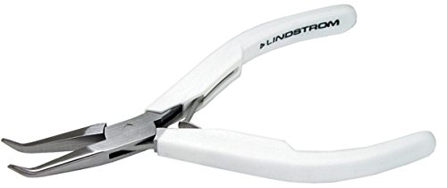 Lindstrom7892 Supreme White Handle Bent Nose Plier - 1 pc