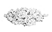 Your Cable Store 100 Pack White RG6 / 8mm Nail in Cable Clips