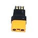 1Pair ShareGoo No Cable XT90 XT-90 Male Female Adapter Connector Compatible with Traxxas to XT90 RC Car Truck FPV Battery Charger ESC