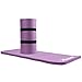 REEHUT Yoga Knee Pad, Elbow Pad Cushion Provides Extra Padding& Support for Knees, Wrists and Elbows, 15mm (5/8) Thick Mini Mat with Carrying Strap, for Yoga, Pilates, Floor Exercises Purple