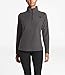 THE NORTH FACE Women Glacier Quarter Zip - TNF Dark Grey Heather & TNF Black - L