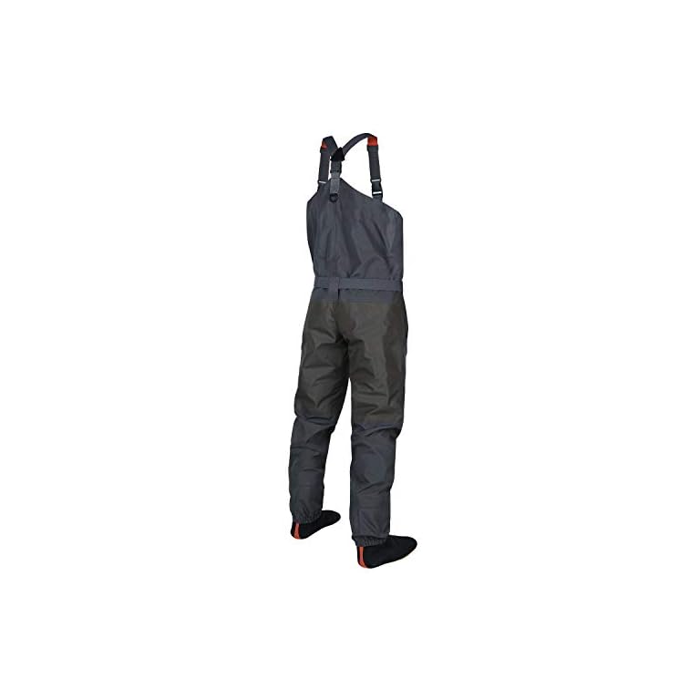 HISEA Fly Fishing Chest Waders Breathable Stocking Foot Wader Without