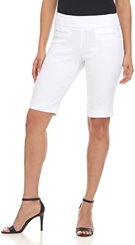 Rekucci Women's Ease In To Comfort Fit Pull-On Modern City Shorts