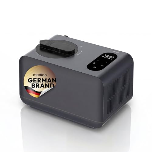MEDION Eismaschine mit Kompressor Eiscreme Joghurt & Slush ohne Vorkühlen