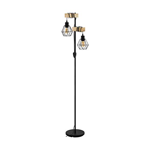 Eglo Floor lamp Townshend 5, 2-Light Vintage Standing lamp