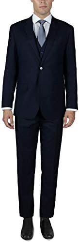 ALAIN DUPETIT Men's Three Piece TR Blend Suit in Many Colors