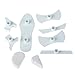 Shopline 9 Pcs Plastic Sandal Fondant Mold, Lady High-Heeled Shoes Fondant Cake Sugar Craft Baking Cutter Mold