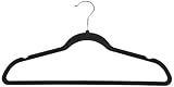 AmazonBasics Velvet Suit Hangers - 50 Pack, Black (Kitchen)