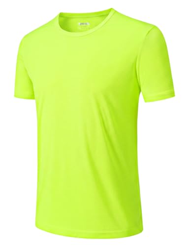 meioro Men's Workout Mesh T-Shirt