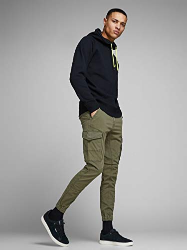 ایگرد | قیمت و خرید Jack \u0026 Jones Men's JJIPAUL JJFLAKE AKM 542 OLIVE NIGHT  NOOS Trouser