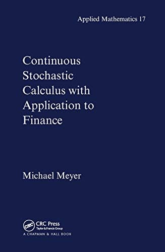 Stochastic Calculus (Probability and Stochastics Series): Durrett