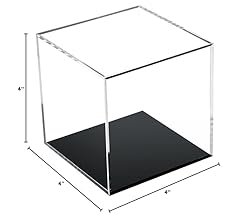 Kcgani Transparent Acrylic Square Cube Containers