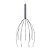 Body Back Scalp Massager, Head Scratcher, Manual Head Massager for Stress Relief, Relaxing Scalp Scratcher, Tingler for Gentle Hair Stimulation (Blue)