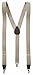 Albert's Mens Elastic Y-back Adjustable Clip-on Solid Wedding Suspenders 46