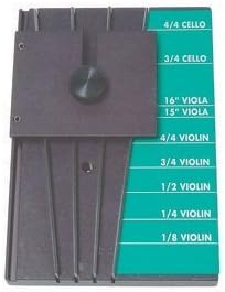 Bridge Marker for 1/8 violin thru 4/4 Cello, mark String division VWWS US