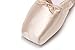 WENDYWU Girls Womens Dance Shoe Pink Ballet Pointe Slippers Ballet Flats Shoes with Ribbons Toe Pads Black Pink Red (Pink,9)
