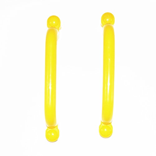 image for Ymeibe 10 inch Kids Grab Handles with Hand Grips Solid Playset Safety 