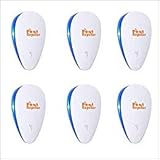 2019 New Ultrasonic Pest Repeller 6 Packs,Electronic Indoor Plug in for Insects Mice Ant Mosquito Spider Rodent Roach, Good Repellent for Children and Pets' Safe1