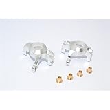 GPM Set Di Aggiornamento In Alluminio Per Axial SMT10 Grave Digger - C-Hub E Knuckle Arm 5° (Arancione, 4 Pezzi)