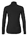 GEMBERA Women’s Basic Long Sleeve Mock Turtleneck Layering T Shirt Pullover Topsthumb 1