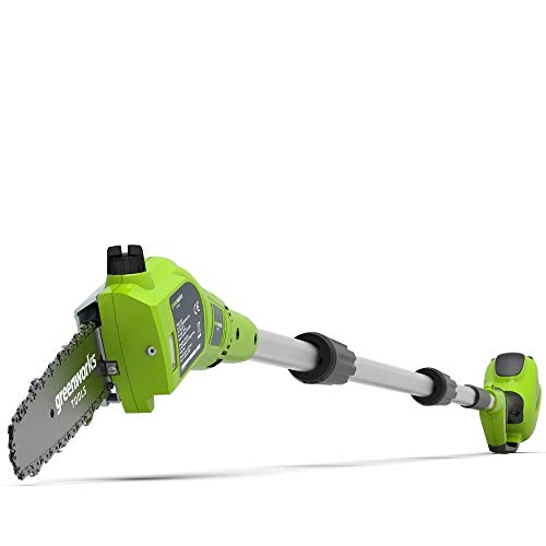 Greenworks Tools Akku-Hochentaster (Li-Ion 40V 20cm Schwertlänge 8 m/s Kettengeschwindigkeit Teleskop-Alustange 3-teilig… – Bild 7