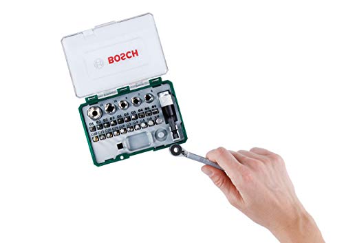 Bosch 27tlg. Schrauberbit und Ratschen-Set (PH-, PZ-, Hex-, T-, S-Bit, Zubehör Bohrschrauber und Schraubendreher) – Bild 5