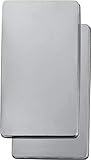 Reston Lloyd R880S Rectangular Burner Cover, Steel, Set of 2, Stainless Look