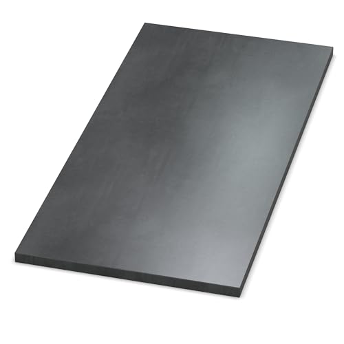 AUPROTEC Tischplatte 19mm Beton Infinity 1500 mm x 900 mm Holzplatte Dekor Spanplatte mit 2mm ABS Kante Auswahl: 150x90 cm