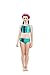 GALLDEALS Mermaid for Swimming Girls Swimsuit Princess Bikini Set Bathing Suit Swimmable Costume (No Monofin)