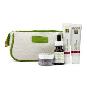 Eminence Firm Skin Starter Set (For Aging Skin) 4Pcs+1Bag