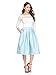 Maggie Tang Women's A-Line Pleated High Waisted Street Skirt Skater Skirt