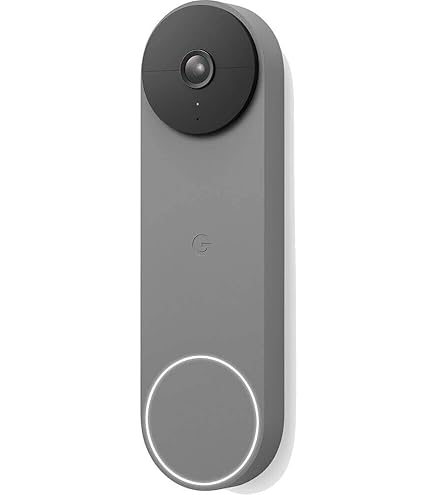 Amazon.com: Google Nest DBELLBA Video Doorbell (Battery, Ash