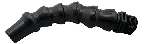 3/4 inch x 6 inch ball socket return line with nozzle and MPT connector (Flexible) - [AM Brand]