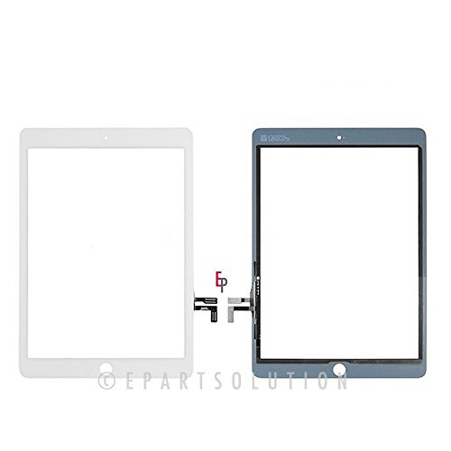 ePartSolution_A1822 A1823 iPad 5th Gen 9.7" 2017 Ver. Touch Screen Digitizer Glass Lens Replacement Part USA Seller (White)
