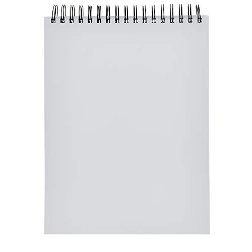 100 Sheets 9 x 12 Inch Smooth Sketchpad For Drawing Pencils Pens Markers Sketching Coloring Sketch Pad Spiral Bound Sketchbook