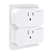 Smart Plug Wifi outlet Works with Amazon Alexa Echo Google Assistant and IFTTT No Hub Required Remote Control Timer Function ETL and FCC Listed AISIRER (2 pack)