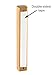 Peer Hastam Classic Wood Mezuzah Case Natural Light Wood - 5.7 Inches (for 4.7 Inches Scroll)