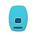SEGADEN Silicone Cover Protector Case Holder Skin Jacket Compatible with Honda 3+1 Button Remote Key Fob CV2206 Light Blue