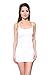 Free to Live 4 Pack Women's Full Slip - Seamless Stretchy Spaghetti Strap Mini Dresses