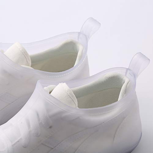 image for SaphiRose Waterproof Rain Shoe Covers Reusable Slip-Resistant Rain Boo