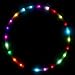 Peyan LED Sport Hoola Hoops for Kids Adults - 24 Color Strobing Changing LED Light - Weighted Glow Hula Rings Dance Toy for Sports Playing Exercise (Batteries Not Include)