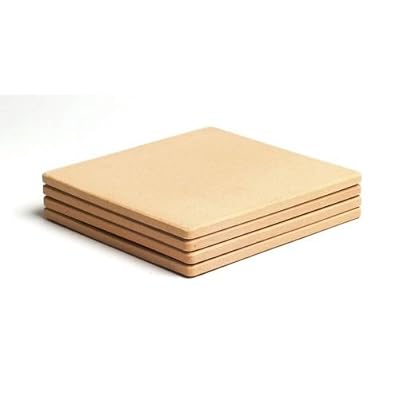 Pizzacraft Square ThermaBond Baking Pizza Stone - For Oven or Grill