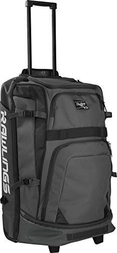 image for Rawlings R1801 Wheeled Baseball/Softball Catcher's Protective Gear Bac