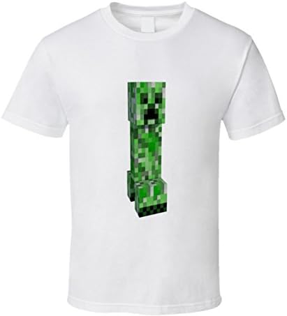 Minecraft Creeper T Shirt MY White