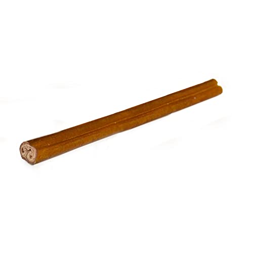 CADET BULLY HIDE STICKS FOR LARGE DOGS, ALL-NATURAL BEEF PIZZLE, LIMITED-INGREDIENT LONG-LASTING DOG CHEWS FOR AGGRESSIVE CHEWERS, 7 COUNT
