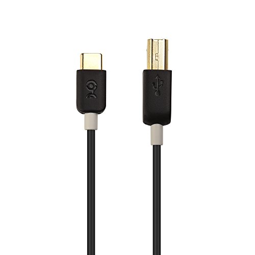 Cable Matters USB 2.0 Type C (USB-C) to Type B (USB-B) Printer Scanner Cable in Black 3.3 Feet