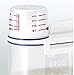 Rice Bin, Rice Storage Bin 2KG Portable Food Grain Storage Box Rice Storage Box Dispenser, Rice Container Sealed Tank with Measuring Cup