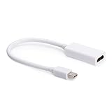 PETERSEN ELECTRONICS High-Speed Mini DisplayPort (Thunderbolt) to HDMI Adapter - White