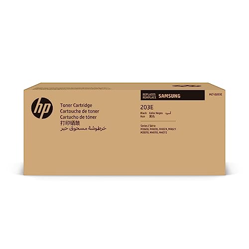 Samsung SU885A MLT-D203E Extra High Yield Toner Cartridge, Black, Pack of 1