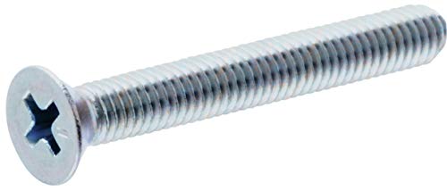 Hillman Group 101040 6-32-Inch x 1-1/2-Inch, 100-Pack Zinc Flat Head Phillips Machine Screw, 6-32 x 1-1/2", 100 Pieces